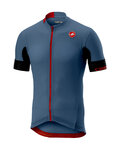 CASTELLI Cyklistický dres s krátkým rukávem - AERO RACE 4.1 SOLID - modrá