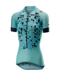 CASTELLI Cyklistický dres s krátkým rukávem - CLIMBER'S LADY - modrá