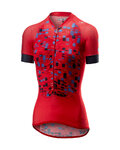 CASTELLI Cyklistický dres s krátkým rukávem - CLIMBER'S LADY - červená