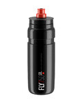 Cyklistická láhev na vodu - FLY 750 ml  - černá