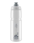 ELITE Cyklistická láhev na vodu - JET GREEN 750 ml - transparentní