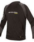 Cyklistický dres s dlouhým rukávem letní - MT500 BURNER SUMMER - šedá/černá