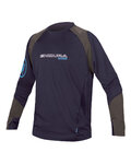 Cyklistický dres s dlouhým rukávem letní - MT500 BURNER SUMMER - šedá/modrá