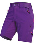 Cyklistické kalhoty krátké bez laclu - HUMMVEE II LADY - fialová