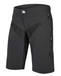 Cyklistické kalhoty krátké bez laclu - SINGLETRACK - černá