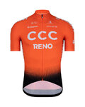 Cyklistický dres s krátkým rukávem - CCC 2019 TRAINING - oranžová