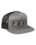 FOX Cyklistická čepice - PINNACLE SNAPBACK - šedá