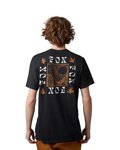 FOX Cyklistické triko s krátkým rukávem - HINKLEY PREMIUM - černá