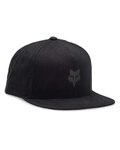 FOX Cyklistická čepice - FOX HEAD SNAPBACK - černá