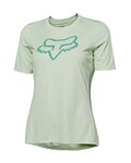 FOX Cyklistický dres s krátkým rukávem - RANGER FOX HEAD LADY - zelená