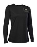 FOX Cyklistický dres s dlouhým rukávem letní - RANGER LADY - černá