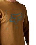 FOX Cyklistický dres s dlouhým rukávem zimní - RANGER TRED - hnědá