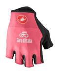 CASTELLI Cyklistické rukavice krátkoprsté - GIRO D'ITALIA - růžová