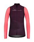 GOBIK Cyklistická zateplená bunda - SKIMO PRO THERM LADY - fialová/růžová