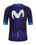 GOBIK Cyklistický dres s krátkým rukávem - MOVISTAR 23 ODYSSEY - modrá/bílá