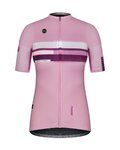 GOBIK Cyklistický dres s krátkým rukávem - STARK LAVENDER LADY - růžová/fialová/bordó