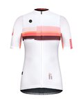GOBIK Cyklistický dres s krátkým rukávem - STARK ROSEWOOD LADY - růžová/bílá