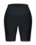 GOBIK Cyklistické kalhoty krátké s laclem - LIMITED 5.0 K9 LADY - černá