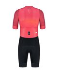 GOBIK Cyklistická kombinéza - AERO BROOKLYN - černá/růžová