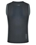 GOBIK Cyklistické triko bez rukávů - SECOND SKIN - šedá/antracitová