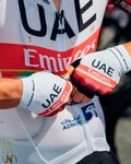 GOBIK Cyklistické rukavice krátkoprsté - UAE 2022 RIVAL - červená/bílá