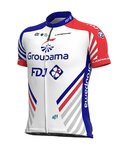 ALÉ Cyklistický dres s krátkým rukávem - GROUPAMA FDJ 2020 - modrá/červená/bílá