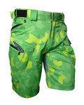 HAVEN Cyklistické kalhoty krátké bez laclu - CUBES NEO - zelená