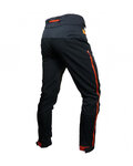 HAVEN Cyklistické kalhoty dlouhé bez laclu - SINGLETRAIL LONG - červená/černá