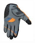 HAVEN Cyklistické rukavice dlouhoprsté - SINGLETRAIL LONG - černá/oranžová