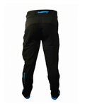 HAVEN Cyklistické kalhoty dlouhé bez laclu - SINGLETRAIL LONG - černá/modrá