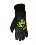 HAVEN Cyklistické rukavice dlouhoprsté - DEMO SEVERE - černá/zelená