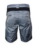 HAVEN Cyklistické kalhoty krátké bez laclu - WANDERER II - šedá/černá