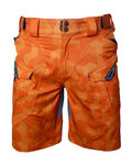 HAVEN Cyklistické kalhoty krátké bez laclu - CUBES NEO - oranžová