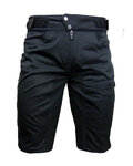 HAVEN Cyklistické kalhoty krátké bez laclu - SINGLETRAIL HMS - černá