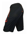 HAVEN Cyklistické kalhoty krátké bez laclu - ENERGIZER - červená/černá