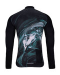 HOLOKOLO Cyklistický zimní dres a kalhoty - RIVERSIDE WINTER  - černá