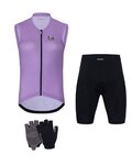 HOLOKOLO Cyklistický mega set - PURE LADY - černá/fialová