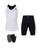 HOLOKOLO Cyklistický mega set - ENERGY LADY - bílá/černá