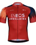 BONAVELO Cyklistický mega set - INEOS GRENADIERS '25 - červená/černá/modrá