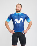 BONAVELO Cyklistický dres s krátkým rukávem - MOVISTAR 2024 - modrá