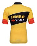 BONAVELO Cyklistický dres s krátkým rukávem - JUMBO-VISMA '23 KIDS - černá/žlutá