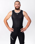 HOLOKOLO Cyklistické triko bez rukávů - AIR - černá