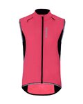 HOLOKOLO Cyklistická vesta - WIND/RAIN LADY - růžová