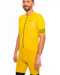 HOLOKOLO Cyklistický krátký dres a krátké kalhoty - VICTORIOUS - žlutá