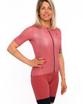 HOLOKOLO Cyklistický krátký dres a krátké kalhoty - VICTORIOUS LADY - červená