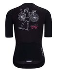 HOLOKOLO Cyklistický krátký dres a krátké kalhoty - FUTURE ELITE LADY - černá