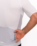 HOLOKOLO Cyklistický dres s krátkým rukávem - INFINITY - bílá