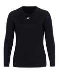 HOLOKOLO Cyklistické triko s dlouhým rukávem - SNUGGLE LADY - černá