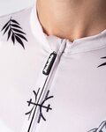 HOLOKOLO Cyklistický dres s krátkým rukávem - TATTOO ELITE LADY - ivory/černá