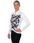 HOLOKOLO Cyklistický dres s dlouhým rukávem zimní - STREETBEAT LADY WNT - bílá/černá